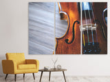 Leinwandbild 3-teilig Close up Violine