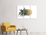 Leinwandbild 3-teilig XL Ananas