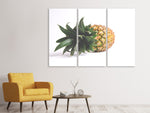 Leinwandbild 3-teilig XL Ananas