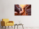 Leinwandbild 3-teilig Grossartiger Antelope Canyon