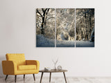 Leinwandbild 3-teilig Ein Winter Traum