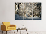 Leinwandbild 3-teilig Ein Winter Traum
