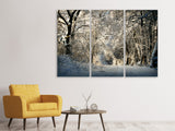 Leinwandbild 3-teilig Ein Winter Traum