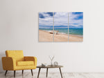 Leinwandbild 3-teilig Strand Parkplatz