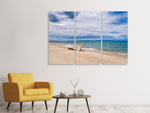 Leinwandbild 3-teilig Strand Parkplatz
