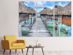 Leinwandbild 3-teilig Bora Bora
