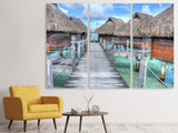 Leinwandbild 3-teilig Bora Bora