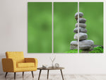 Leinwandbild 3-teilig XL Zen