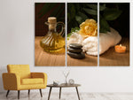 Leinwandbild 3-teilig Wellness Behandlung
