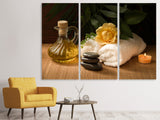 Leinwandbild 3-teilig Wellness Behandlung