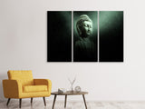 Leinwandbild 3-teilig Buddha im mystischen Licht
