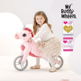 YVOLUTION Balance Bike My Buddy Wheels Einhorn - Pink