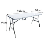 Klapptisch 150 cm 6 pesrs