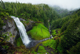 Fototapete Ausblick Wasserfall