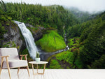 Fototapete Ausblick Wasserfall