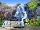 Fototapete Bewegender Wasserfall