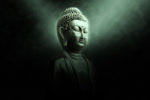 Fototapete Buddha im mystischen Licht