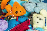 Fototapete Gestrickte Teddys