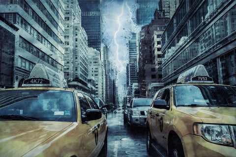 Fototapete Gewitter in New York