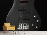 Fototapete Gitarre ganz in schwarz