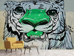 Fototapete Graffiti Tiger