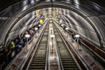 Fototapete in der Metro