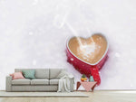 Fototapete Kaffee und Liebe