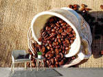 Fototapete Kaffeebohnen in der Tasse