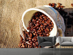 Fototapete Kaffeebohnen in der Tasse