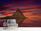 Fototapete Kirkjufell bei Sonnenuntergang