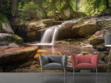 Fototapete Kleiner Wasserfall