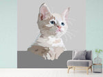 Fototapete Kunstwerk Katze
