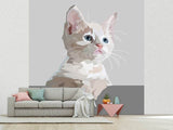 Fototapete Kunstwerk Katze
