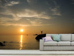 Fototapete Liebe den Sonnenuntergang am Meer