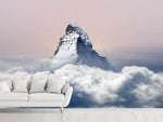 Fototapete Matterhorn in Wolken