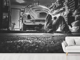 Fototapete Oldtimer Reparatur