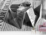 Fototapete Origami Zeitung
