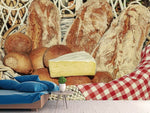 Fototapete Picknick Brotkorb