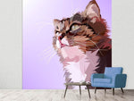 Fototapete Pop Art Katzen Portrait