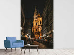 Fototapete Prag in der Nacht