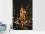 Fototapete Prag in der Nacht