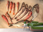 Fototapete Roher Fisch
