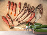 Fototapete Roher Fisch