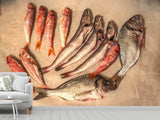 Fototapete Roher Fisch