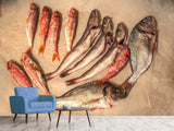 Fototapete Roher Fisch
