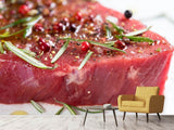 Fototapete Rohes Fleisch