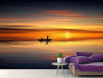 Fototapete Romantischer Sonnenuntergang auf dem Meer
