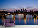 Fototapete Skyline in romantischer Stimmung