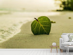 Fototapete Strand-Blatt