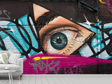 Fototapete Street Art Das Auge
